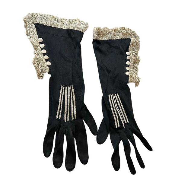 Vintage Van Raalte Fringe Opera Gloves – 1930s – Size 6.5 - Picture 7 of 7